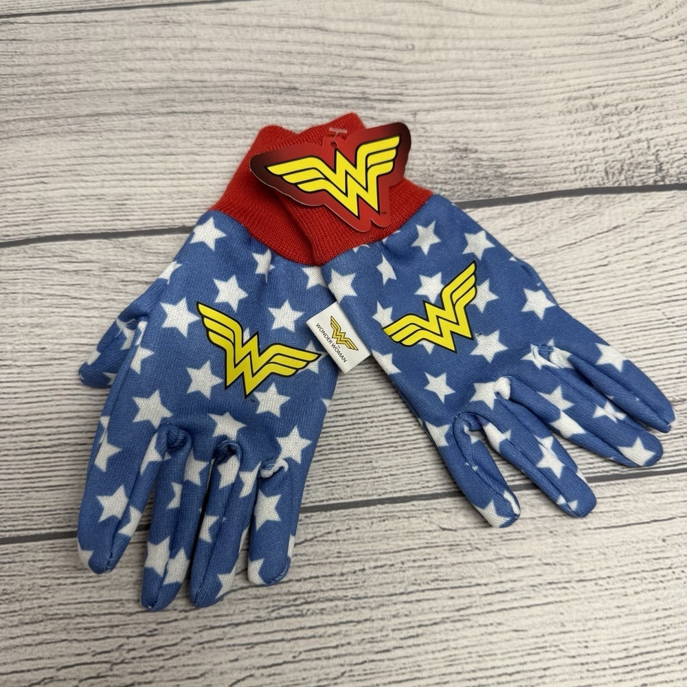 NWT Midwest Wonder Woman Gloves YOUTH KIDS GIRLS